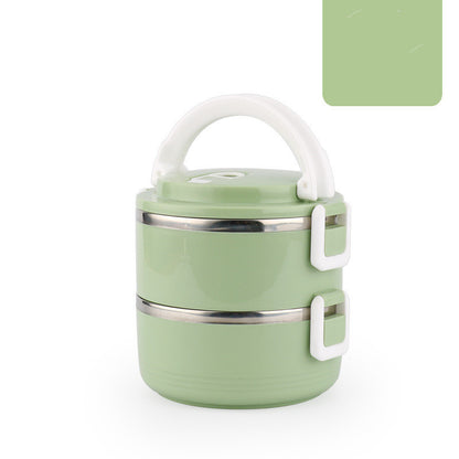 Multi-layer insulated lunch box stainless steel