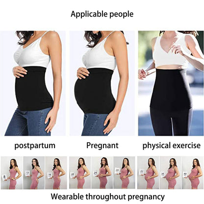 Pregnant Women's Belly Belt Seamless Anti-Skid Silicone Pregnant Belly Support Belt Pregnant Pants Top Extended Belly Belt