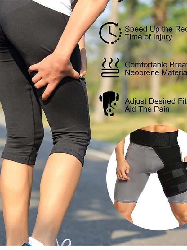 Fitness leggings wholesale spot protective gear to prevent muscle strain hip belt groin anti-strain sports thigh knee pads