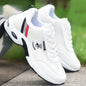 Leather oversized white casual men's shoes, board shoes, waterproof running white shoes for teenagers