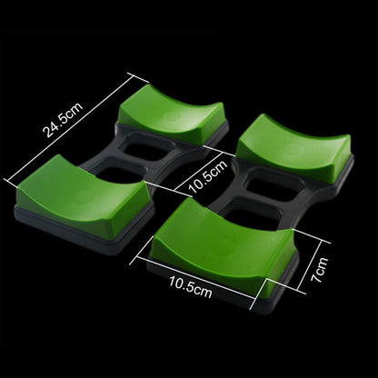 1Pair Dumbbell Bracket Dumbbell Placement Frame Stand Floor Protection Fitness Training Device For Household