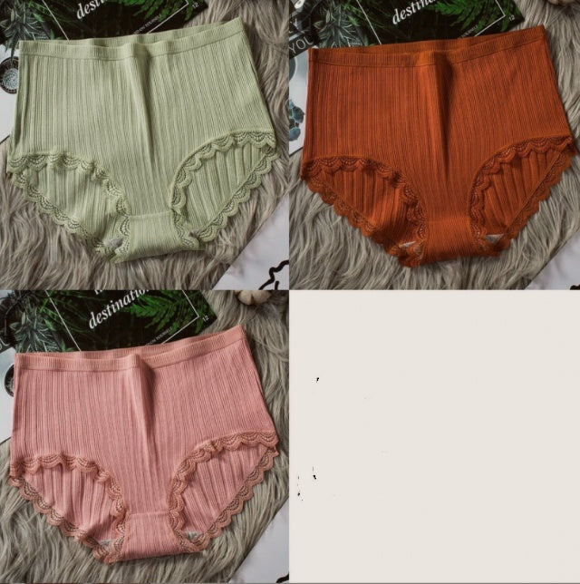 Women High Waist Breathable Cotton Underwear