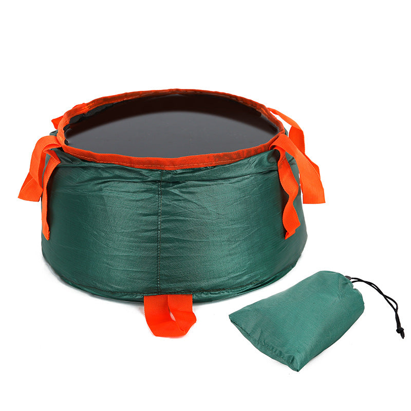 Outdoor Folding Bucket, Portable Water Tank, Large Capacity Water Storage Bag, Mountain Camping, Travel, Washbasin