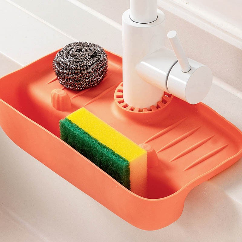 Faucet Splash Drain Rack Sink Water Pad