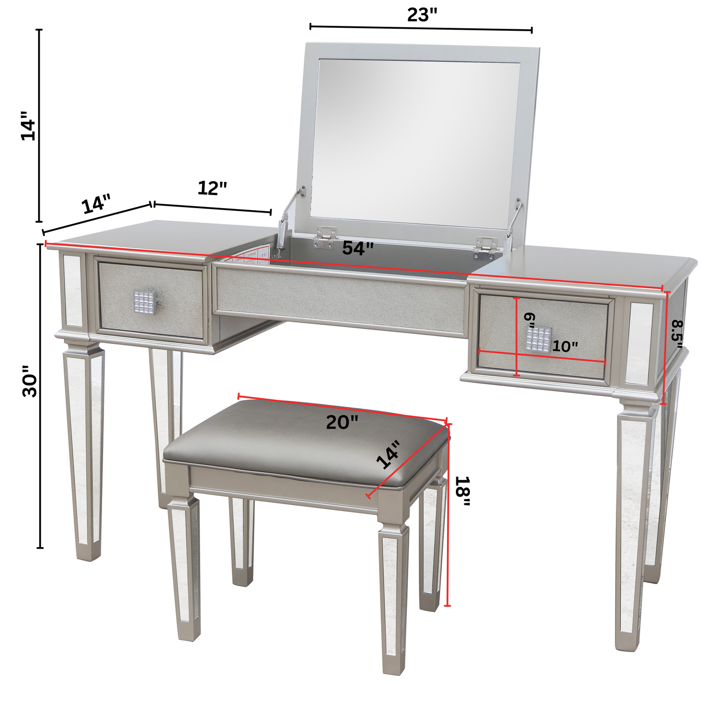 30 inch dressing table with drawer flip cover dressing table wooden dressing table set women's bedroom furniture combination