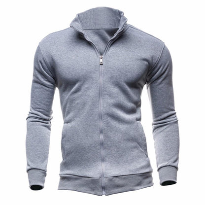 Turtleneck Full Zip Cardigan Mens Coat Sweater Men Fashion