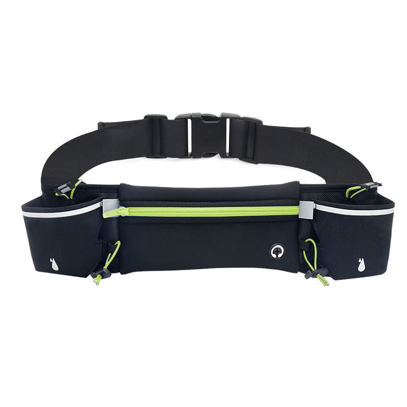 New Outdoor Sports Waist Bag Fitness Multi functional Water Bottle Bag Close fitting Running Phone Waist Bag Marathon Bag