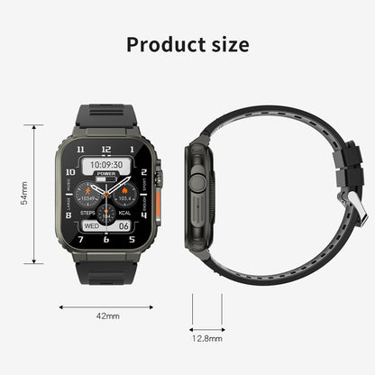 A70 Smart watch 1.96 inch BTCall 600mha SmartWatch for Men Women IP68 Waterproof Heart Rate Fitness Bracelet Sport