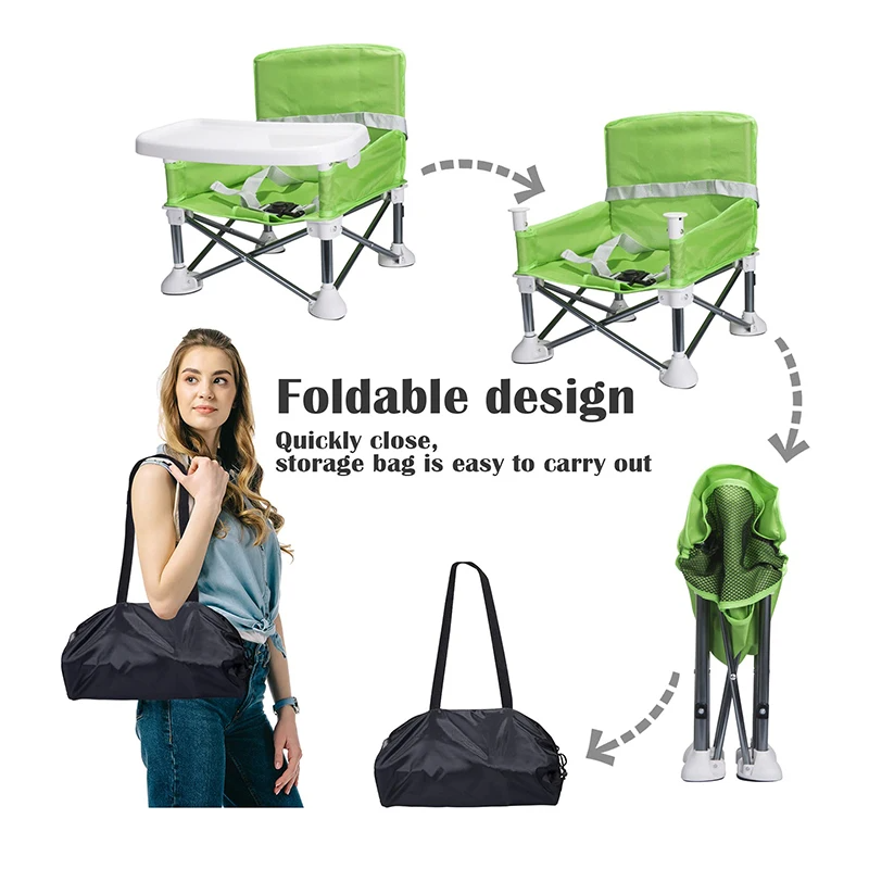 New Baby Dining Chair Multifunctional Foldable And Portable Outdoor Beach Seat Furniture Supplies