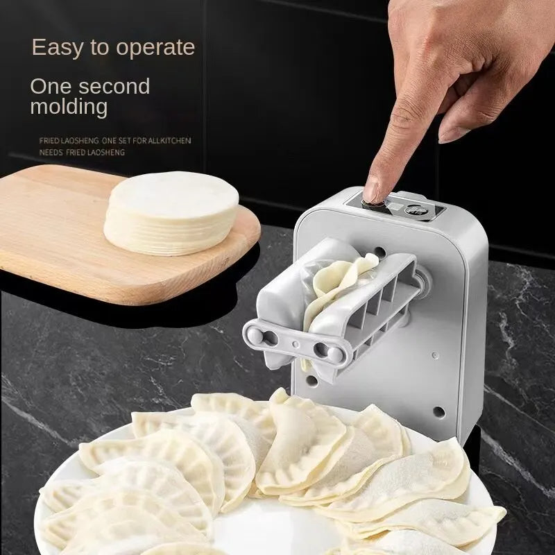 Fully Automatic Electric Dumpling Maker Artifact DIY Machine Mould Pressing Dumpling Skin Mould USB Rechargeable Kitchen Gadget