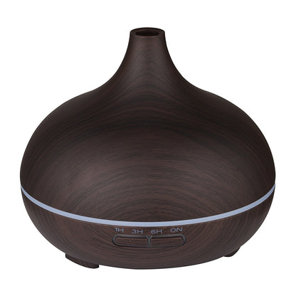 Aromatherapy machine, heavy fog, household small silent bedroom, office, hotel wood grain essential oil humidifier desktop