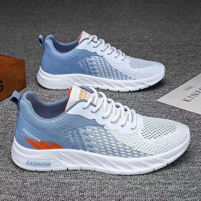 Men's shoes, new summer sports and leisure shoes, breathable and odor resistant mesh shoes, trendy and versatile running shoes