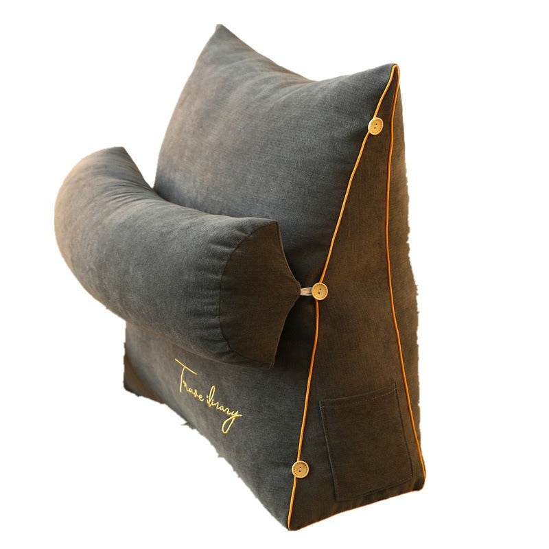 Bed Wedge Pillows Decorative Set Luxury Lumbar Seat Cushion Office Chair Lumbar Back Support Cushion Insertion Sofa Pillow