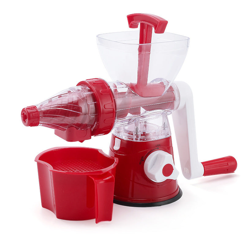 Multi Functional Manual Rotary Juicer Household Kitchen Manual Pulp Separation Juicer Small Portable Food Processor