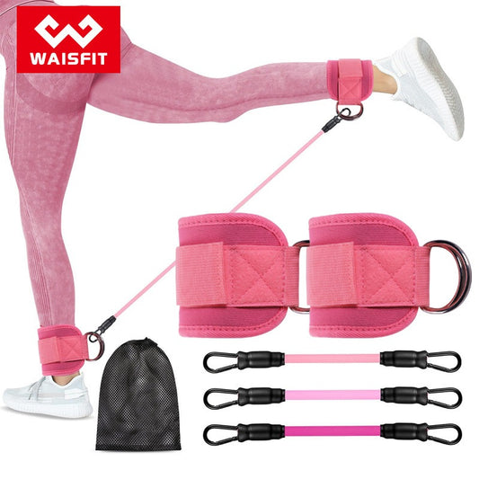 Hip Training Kick Pull Rope Ankle Buckle Strap Fitness Leg Speed Trainer Gym Fitness Accessories Sets Leg Puller