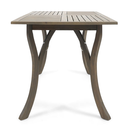 ECTANGULAR WOOD TABLE