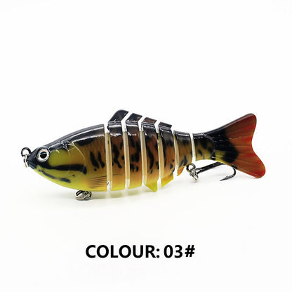 Multi Jointed Fishing Lure Sinking Artificial Wobbler Bait Hard Bait Swimbait 10cm/15.7g Fishing Tackle 7 Sections Crankbait