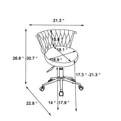 Rotating bucket chair, comfortable circular sofa chair in living room, 360 degree rotating bucket club chair (dark gray)