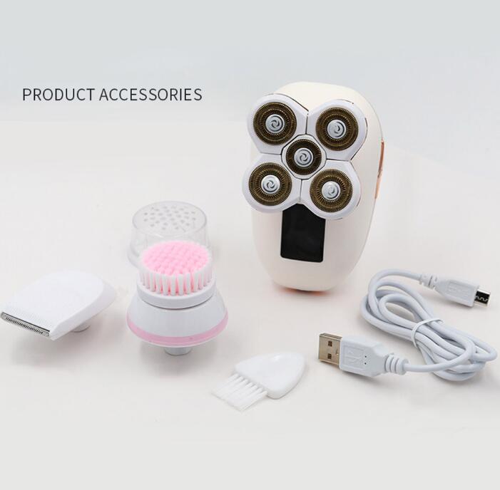 5 in 1 Ladies Shaver Electric Shaver Five Head Floating Hair Removal Apparatus Hair Removal Apparatus