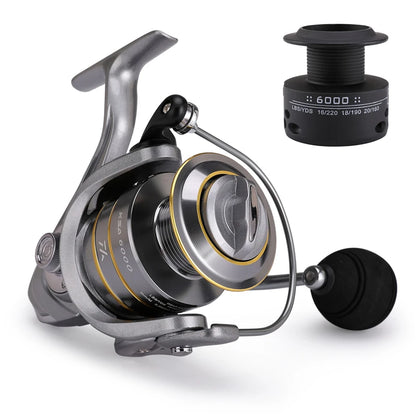 High Quality 14+1 BB Double Spool Fishing Reel 5.5:1 Gear Ratio High Speed Spinning Reel Carp Fishing Reels For Saltwater