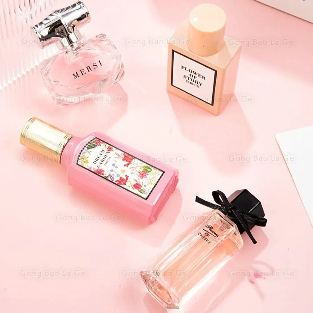 Floral Scent Gift Box 110ml Four Piece Set Women Perfume Pheromone Eau De Parfum Men Cologne Perfumes De Mujer Lasting Fragrance