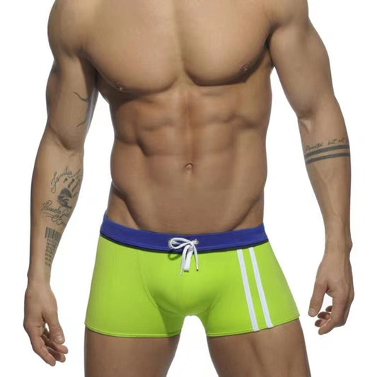 Boxer Swimming Trunks Men's Fashion Low Waist Boxer