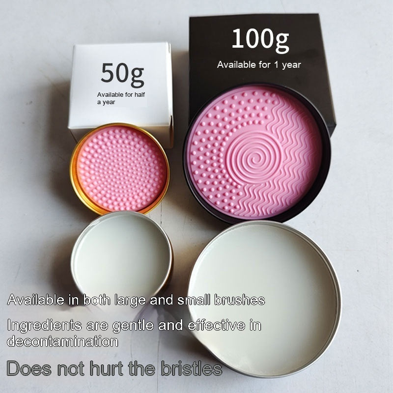 Peach Soap Pad Powder Puff Makeup Brush Cleaning Appliance Beauty Tools