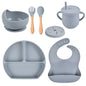 6-piece Silicone Tableware Set