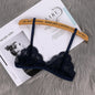 Lace Strap French Triangle Cup No Steel Ring Bra