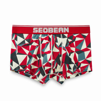 Fashion Geometry Pattern U Convex Boxers