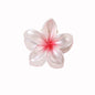 Small Size 4cm Pearlescent Flowers Barrettes Sweet Plumeria Rubra