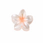 Small Size 4cm Pearlescent Flowers Barrettes Sweet Plumeria Rubra